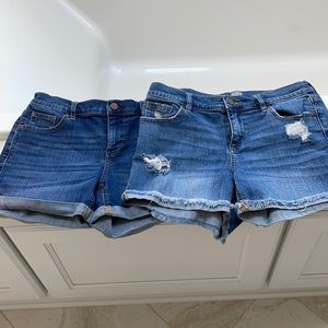 New York & Co Blue Jean Shorts